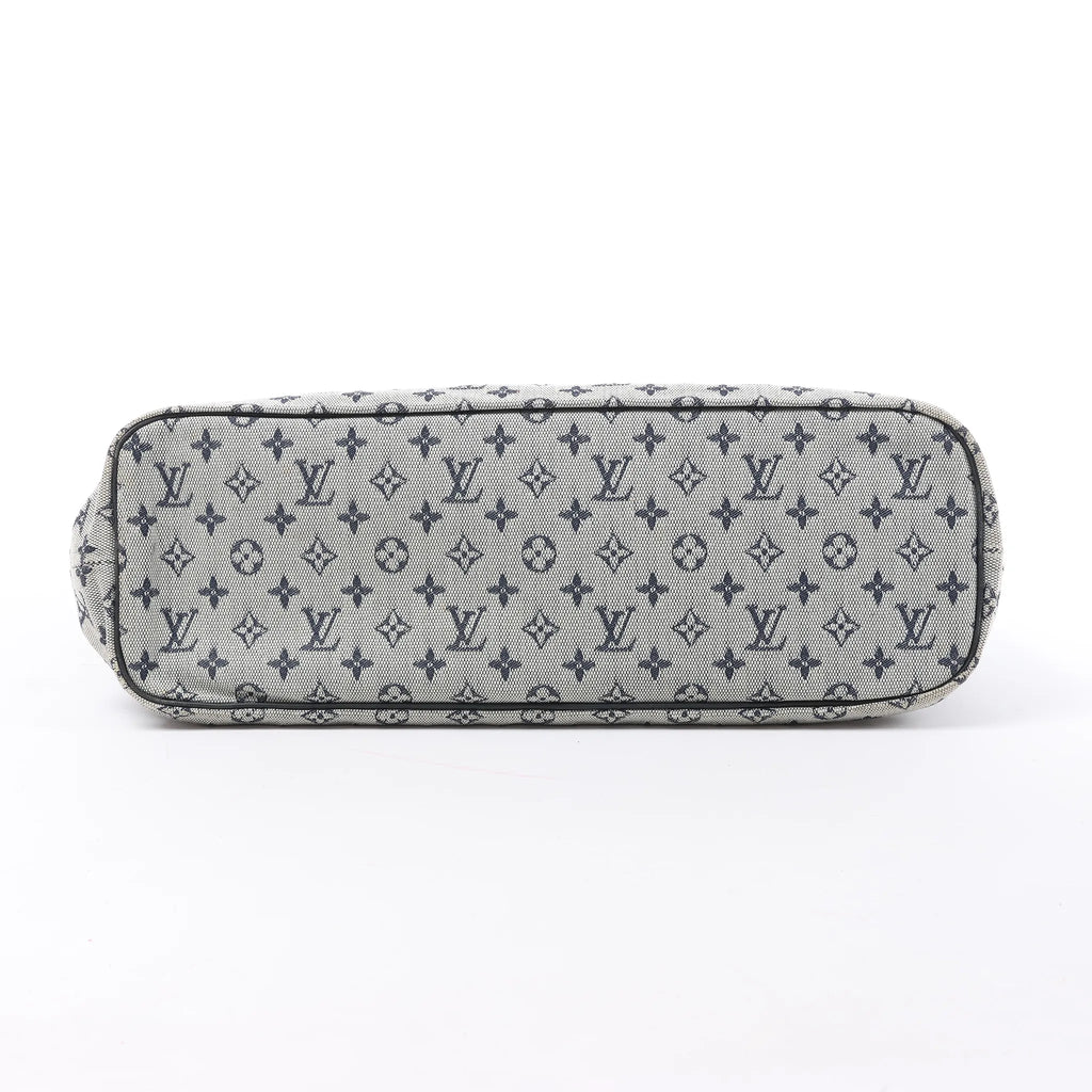 Louis Vuitton Mini Lucille GM Monogram Linen in Gray x Navy Blue M92609