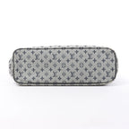 Louis Vuitton Mini Lucille GM Monogram Linen in Gray x Navy Blue M92609