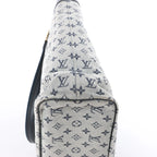 Louis Vuitton Mini Lucille GM Monogram Linen in Gray x Navy Blue M92609