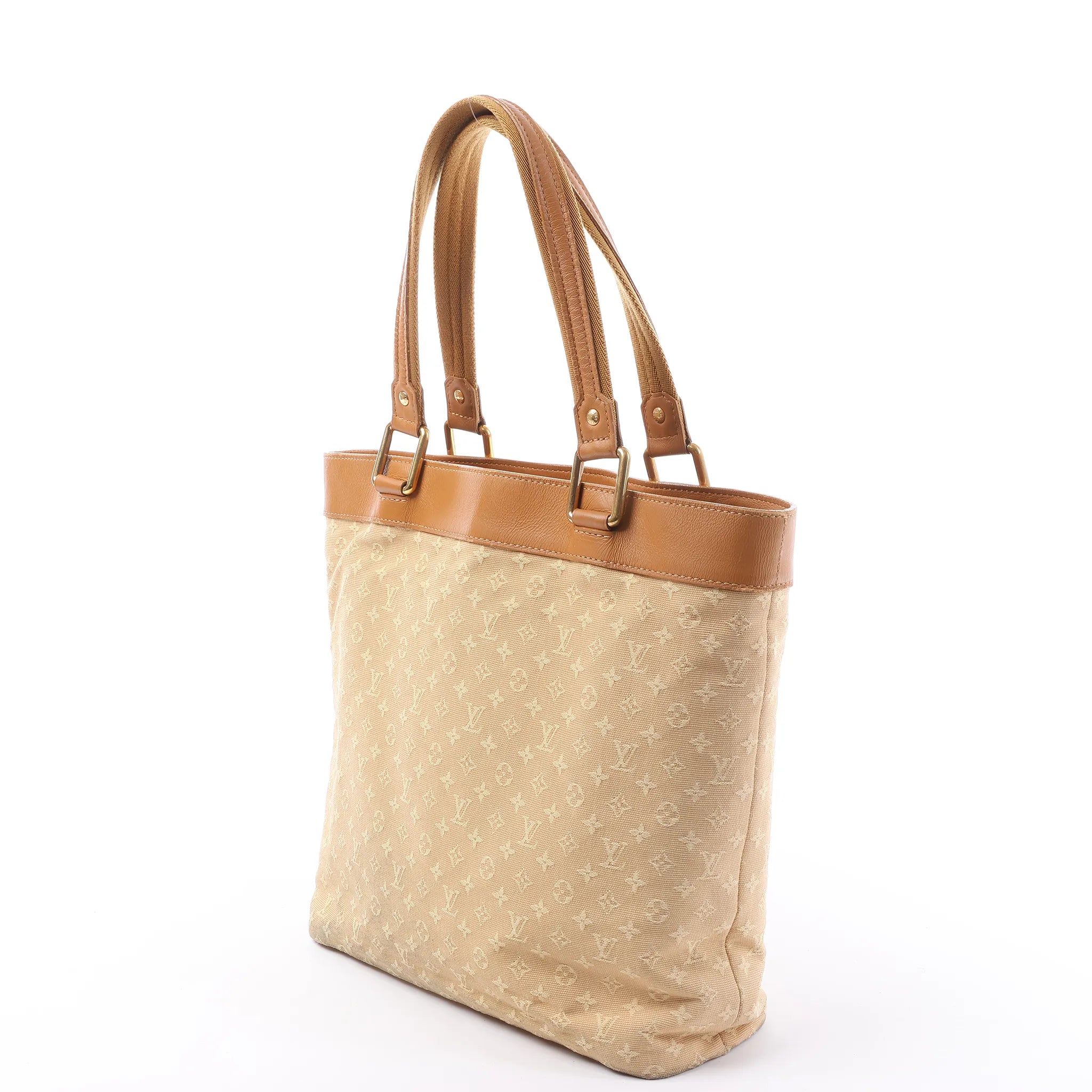 Louis Vuitton Mini Lucille GM Monogram Linen in Beige M92683