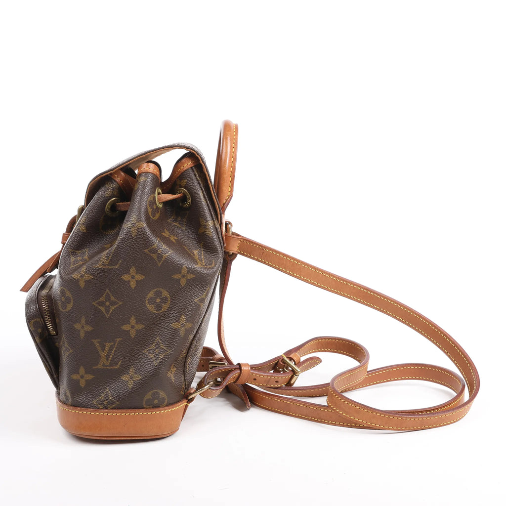 Louis Vuitton Monogram Canvas Montsouris Vintage Mini Backpack M51137