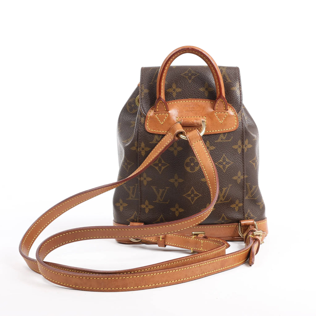 Louis Vuitton Monogram Canvas Montsouris Vintage Mini Backpack M51137