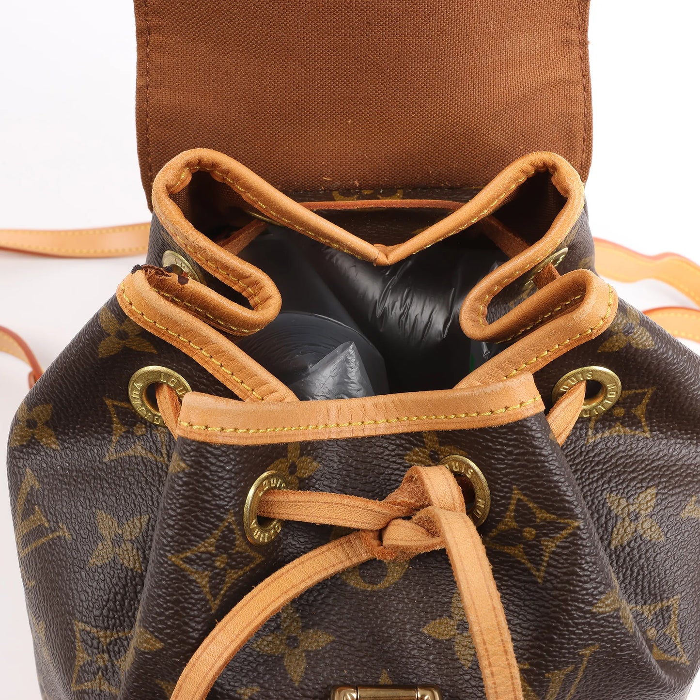 Louis Vuitton Monogram Canvas Montsouris Vintage Mini Backpack M51137