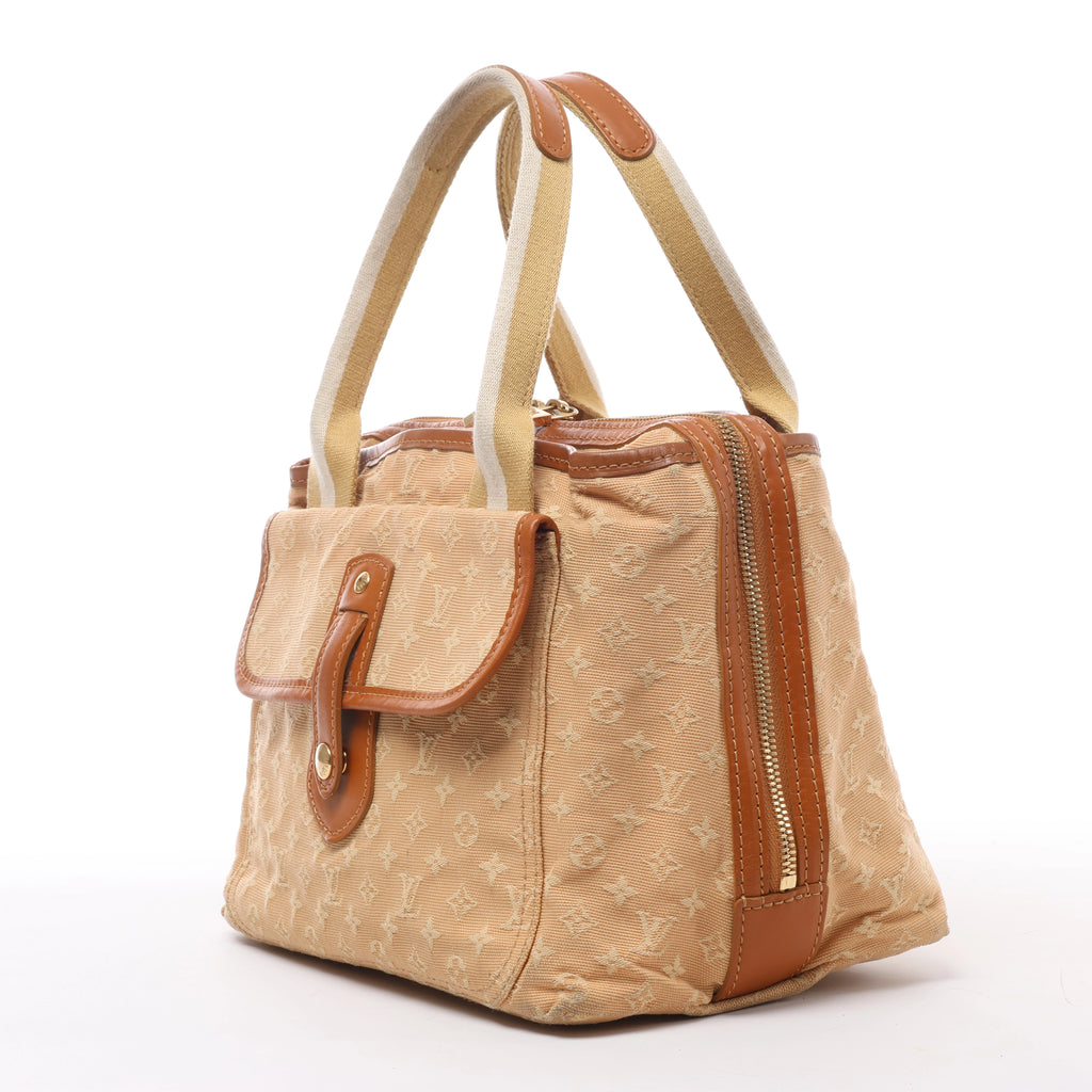 Bolso de hombro Louis Vuitton Ambre MM de vinilo Cabas con monograma en marrón M92501