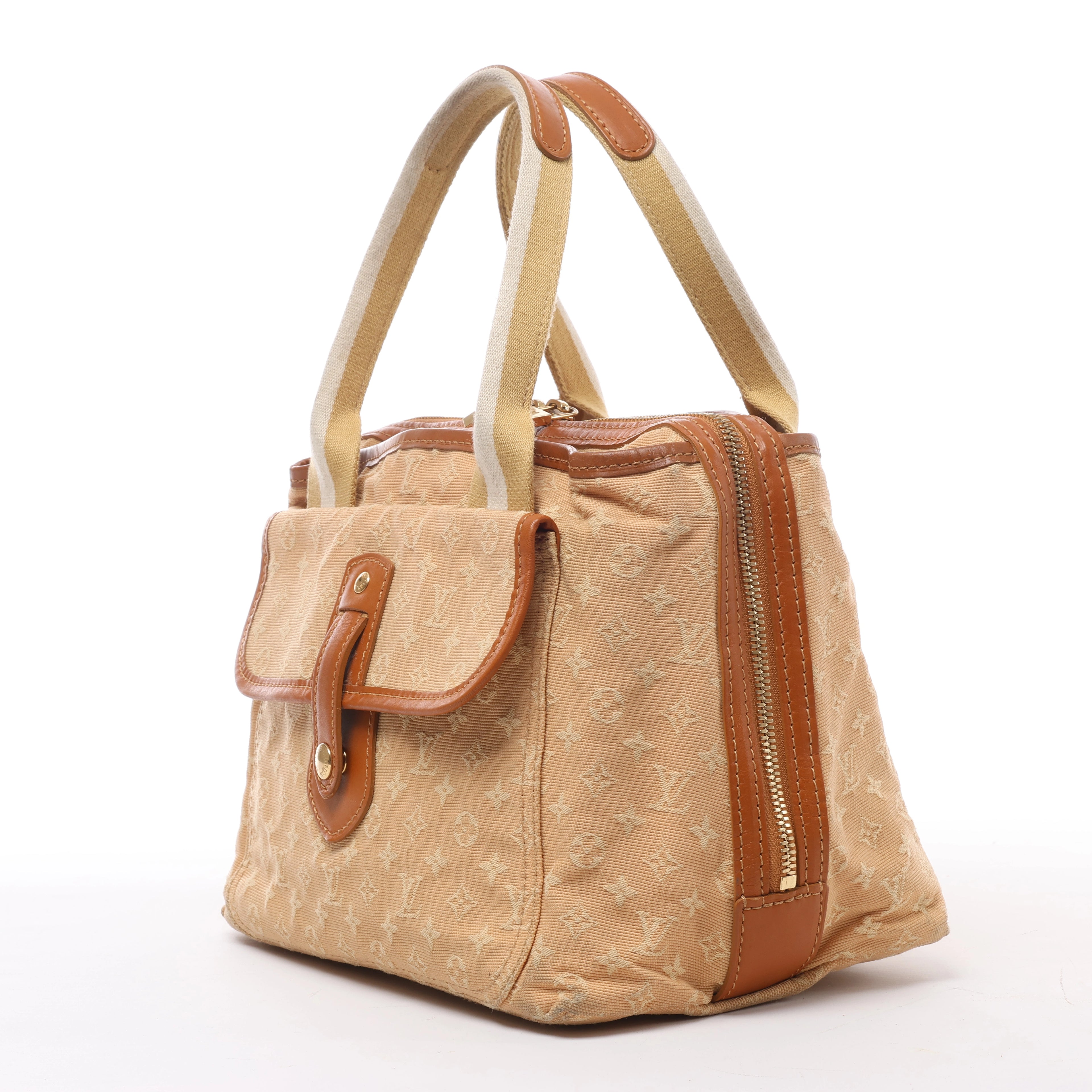 Bolso de hombro Louis Vuitton Ambre MM de vinilo Cabas con monograma en marrón M92501