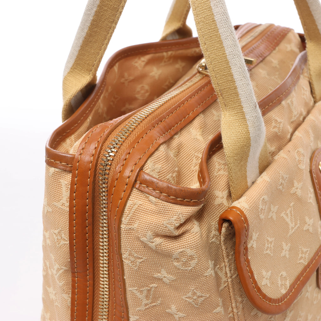 Bolso de hombro Louis Vuitton Ambre MM de vinilo Cabas con monograma en marrón M92501