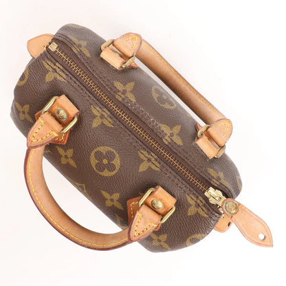 Louis Vuitton Speedy Nano Monogram Handbag in Brown M41534