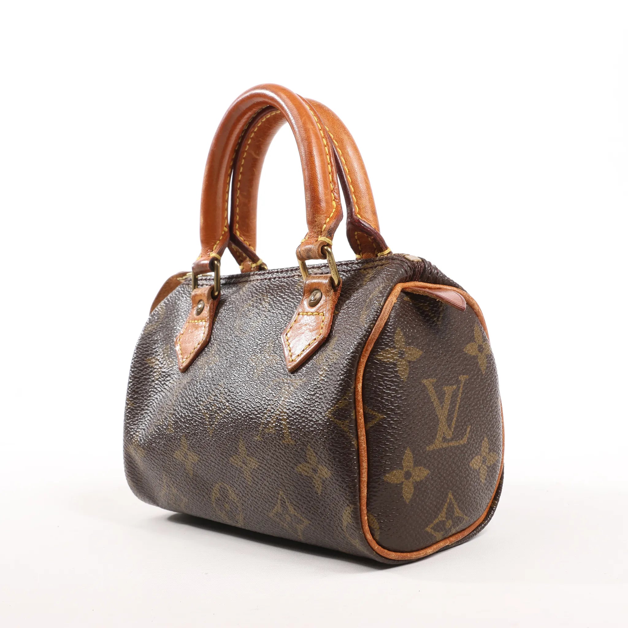 Louis Vuitton Speedy Nano Monogram Handbag in Brown M41534