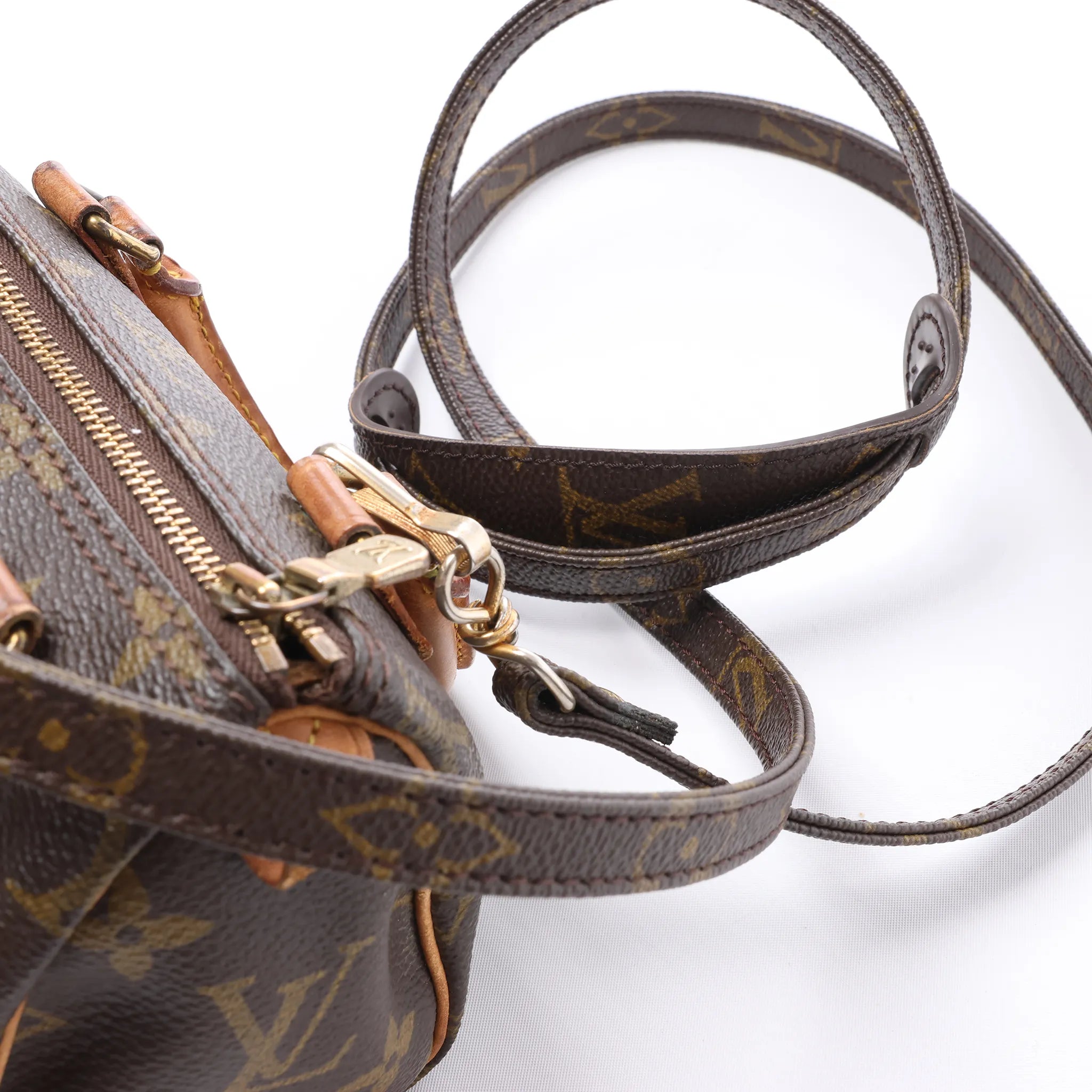 Louis Vuitton Speedy Nano Monogram 2Way Handbag in Brown M41534