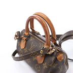 Louis Vuitton Speedy Nano Monogram 2Way Handbag in Brown M41534