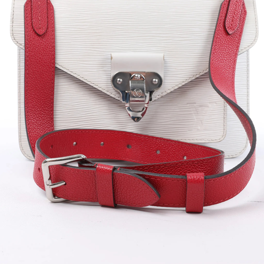 Louis Vuitton Monceau Epi Neo 2Way Handbag in White M55392
