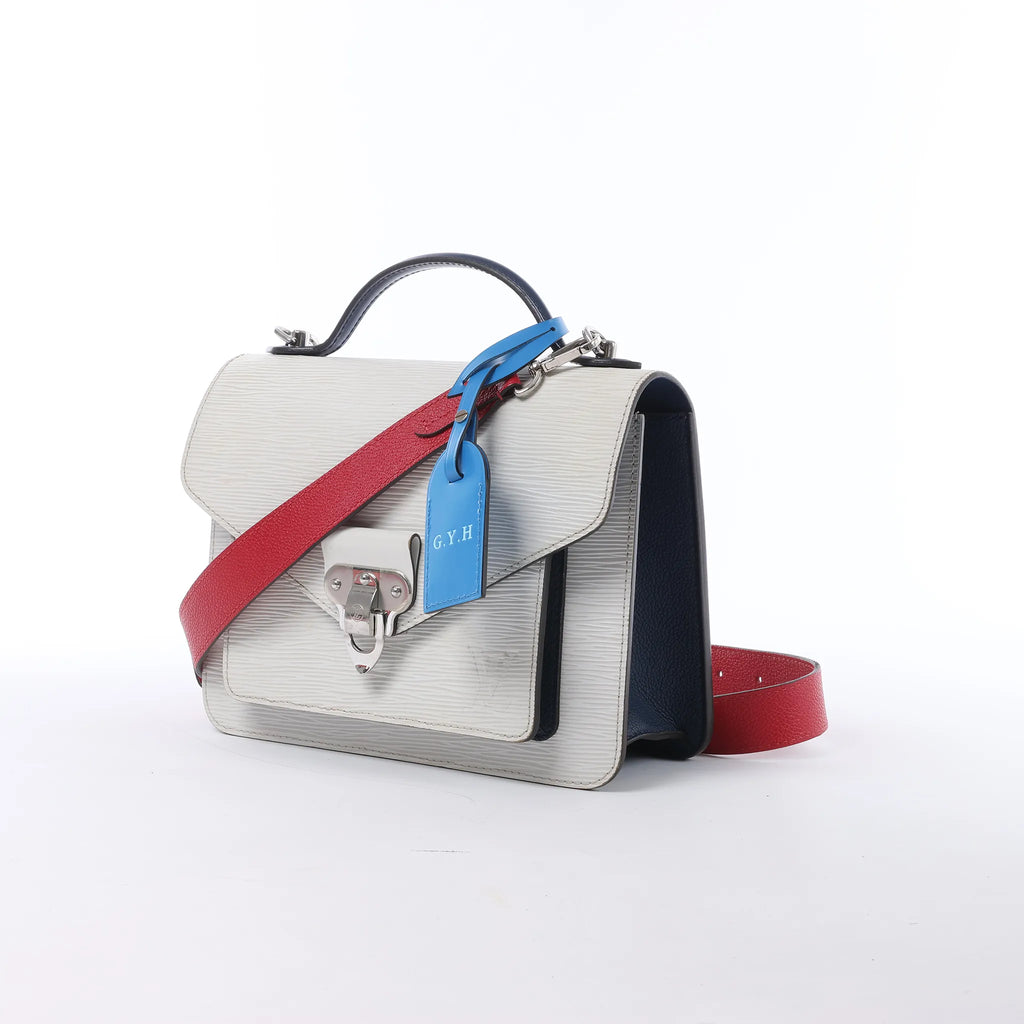 Louis Vuitton Monceau Epi Neo 2Way Handbag in White M55392