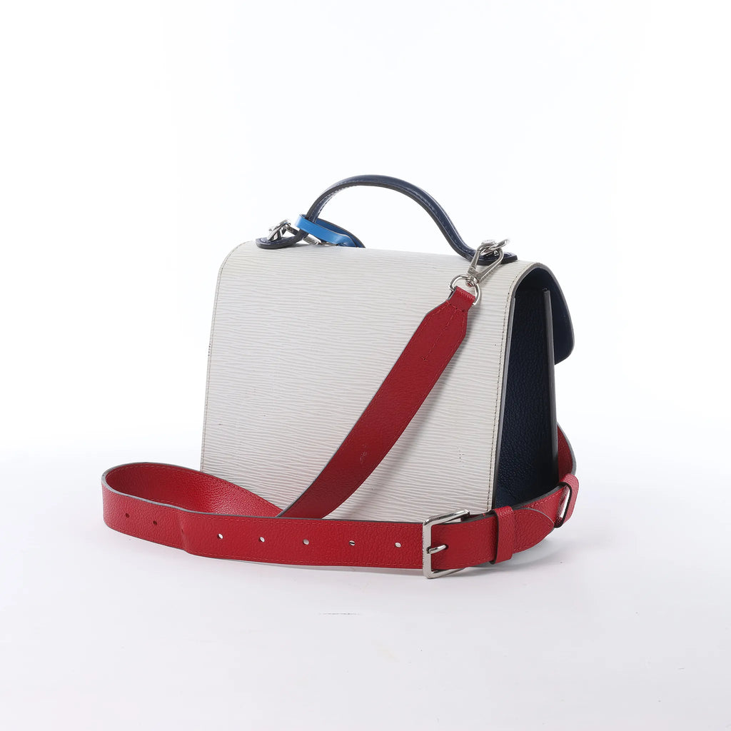 Louis Vuitton Monceau Epi Neo 2Way Handbag in White M55392