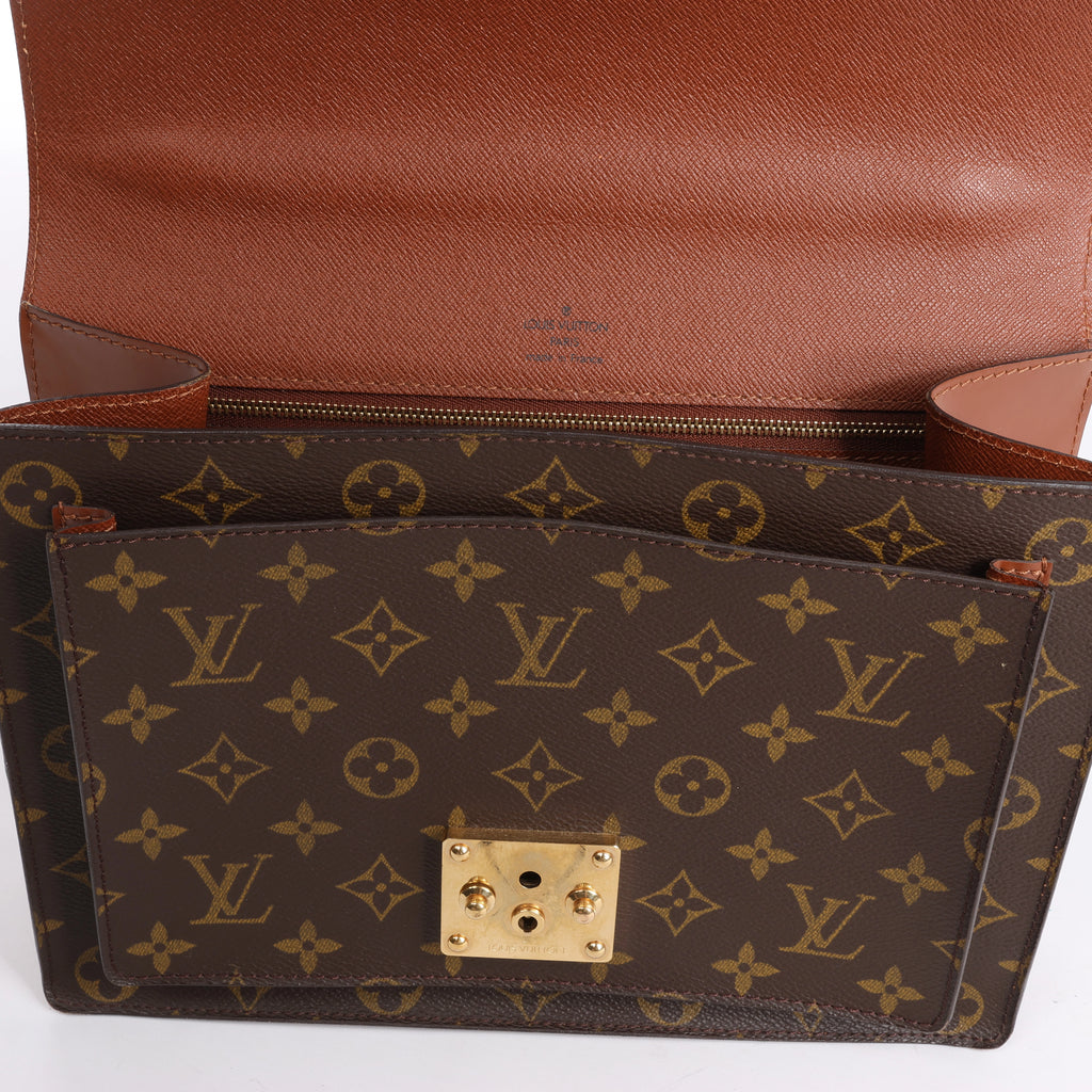 Bolso de mano Louis Vuitton Monceau Monogram Canvas 2Way en marrón M51185