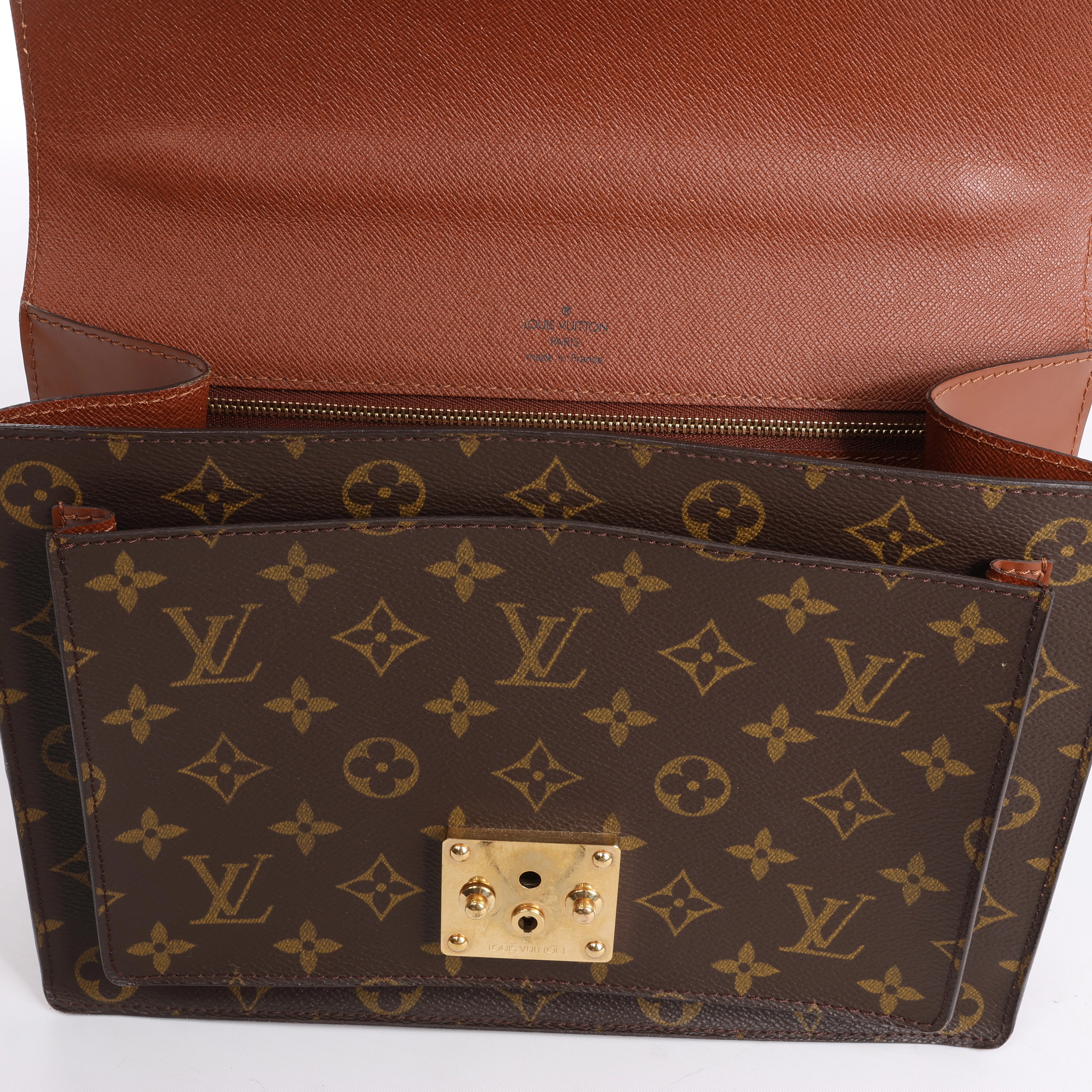 Bolso de mano Louis Vuitton Monceau Monogram Canvas 2Way en marrón M51185