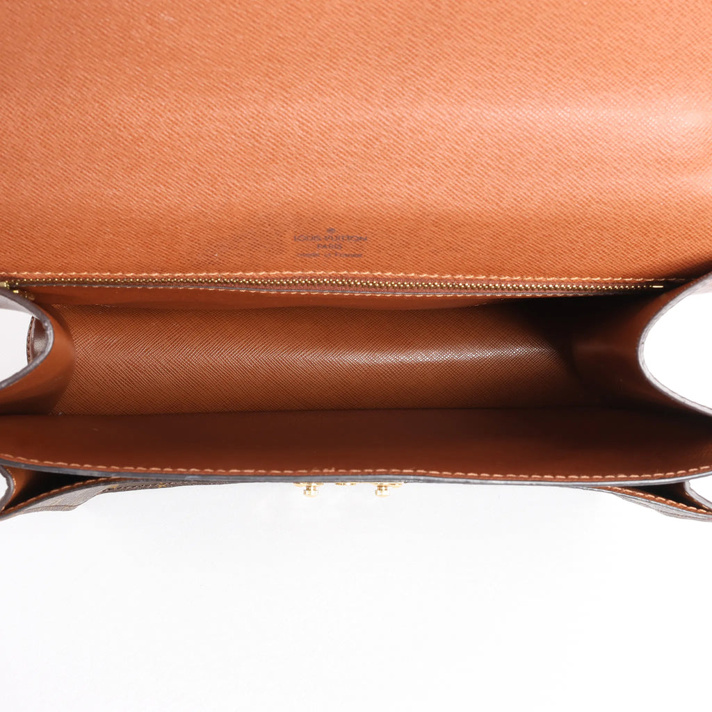 Louis Vuitton Monceau Monogram Canvas 2Way Handbag in Brown M51185