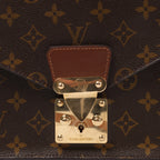 Louis Vuitton Monceau Monogram Canvas 2Way Handbag in Brown M51185