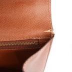 Louis Vuitton Monceau Monogram Canvas Handbag in Brown M51187