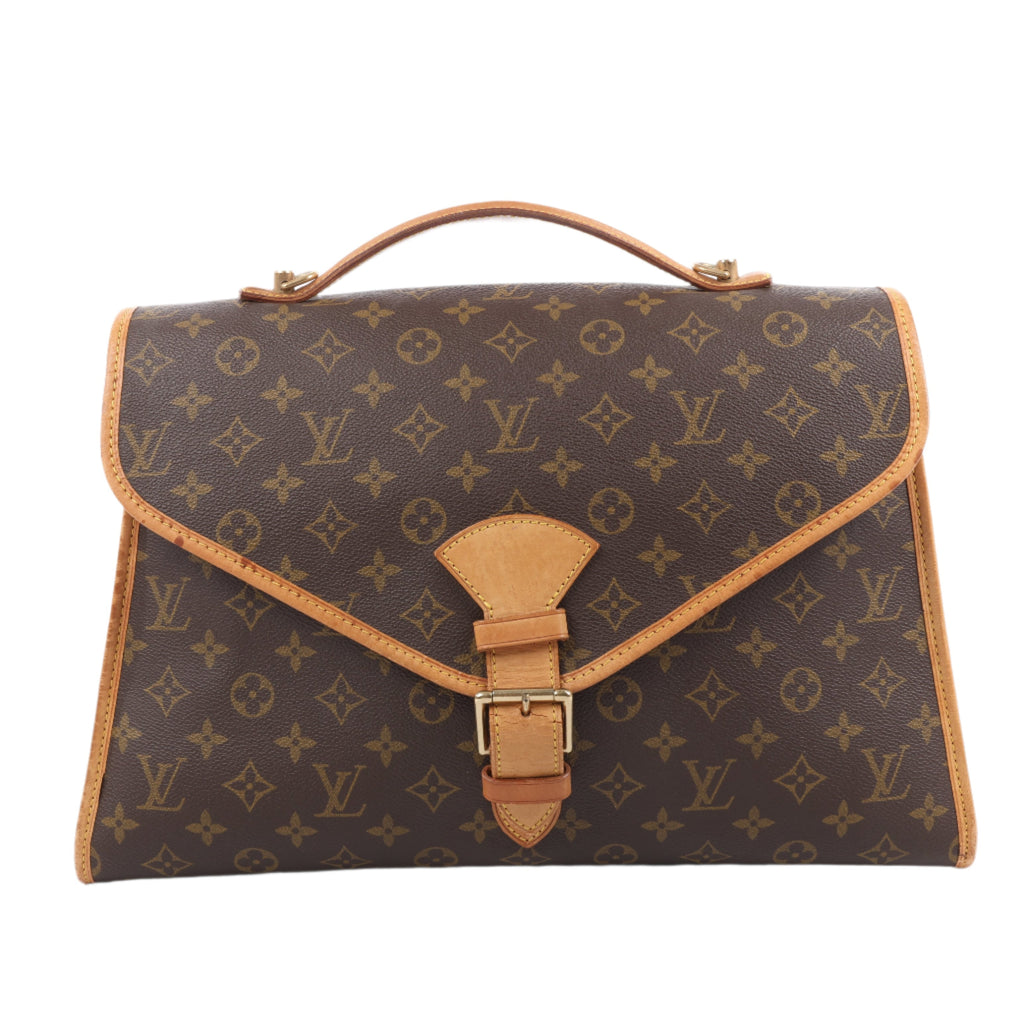 Bolso de mano tipo maletín Beverly de lona con monograma de Louis Vuitton M51121