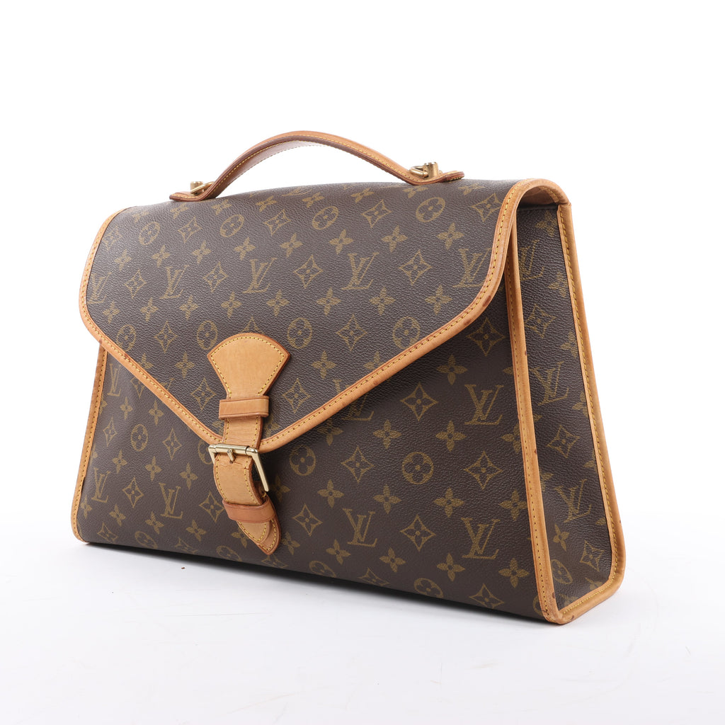 Bolso de mano tipo maletín Beverly de lona con monograma de Louis Vuitton M51121