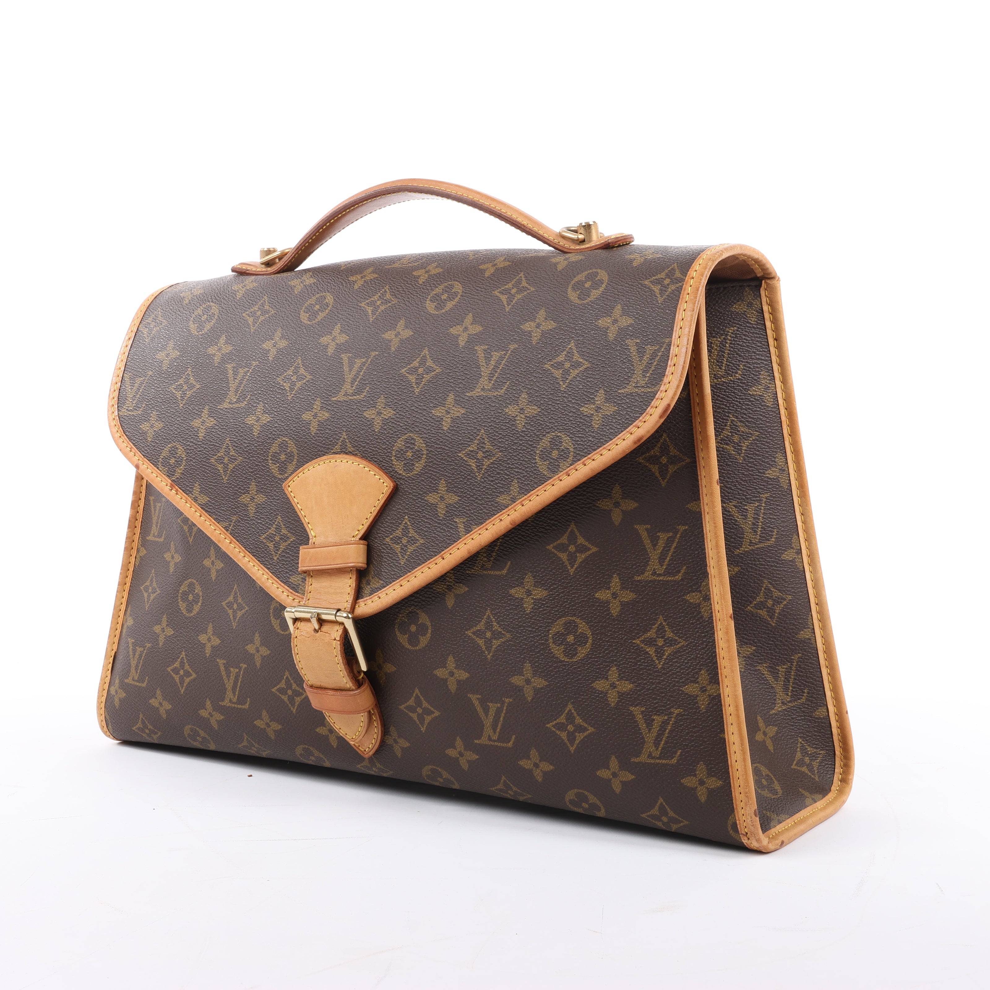 Bolso de mano tipo maletín Beverly de lona con monograma de Louis Vuitton M51121