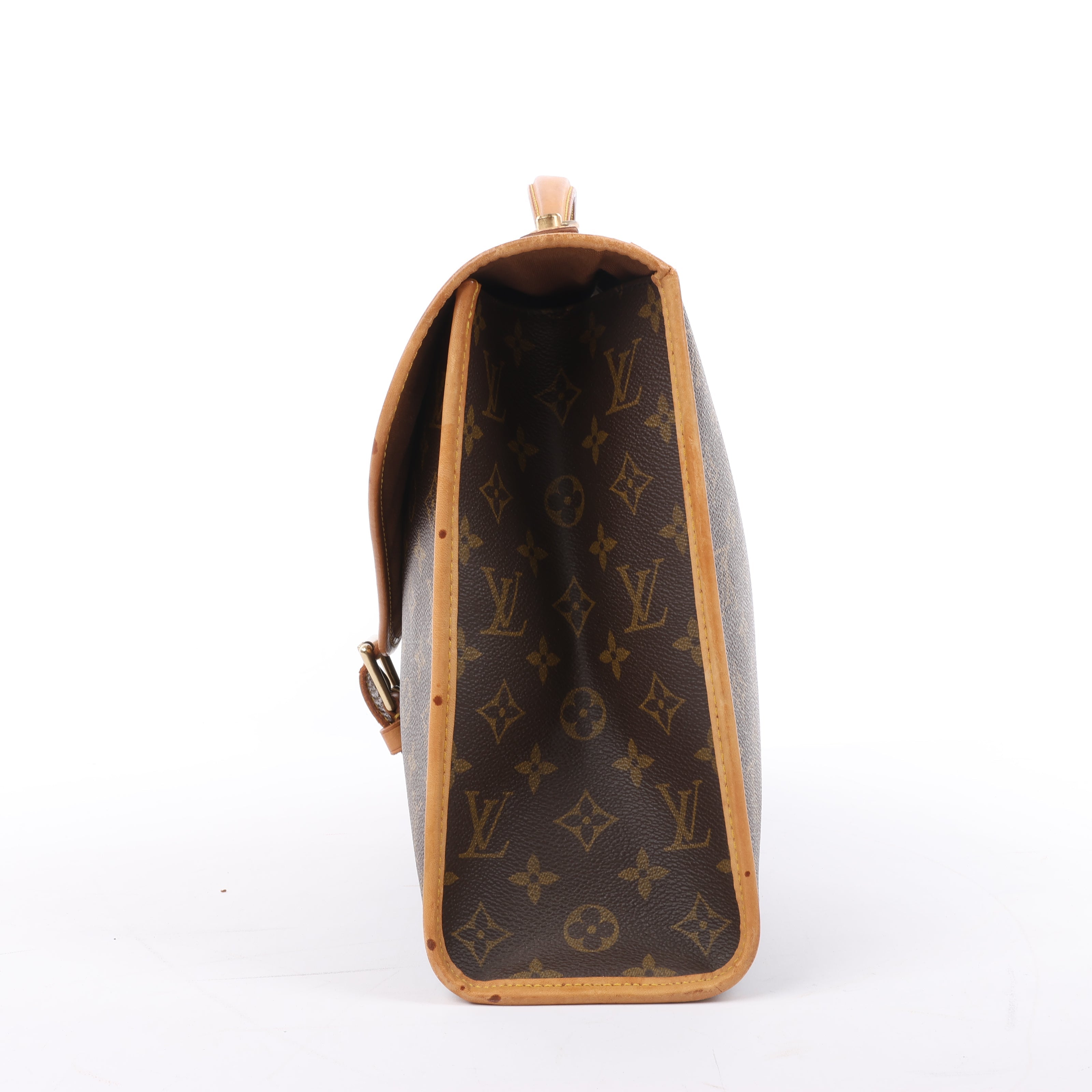 Bolso de mano tipo maletín Beverly de lona con monograma de Louis Vuitton M51121