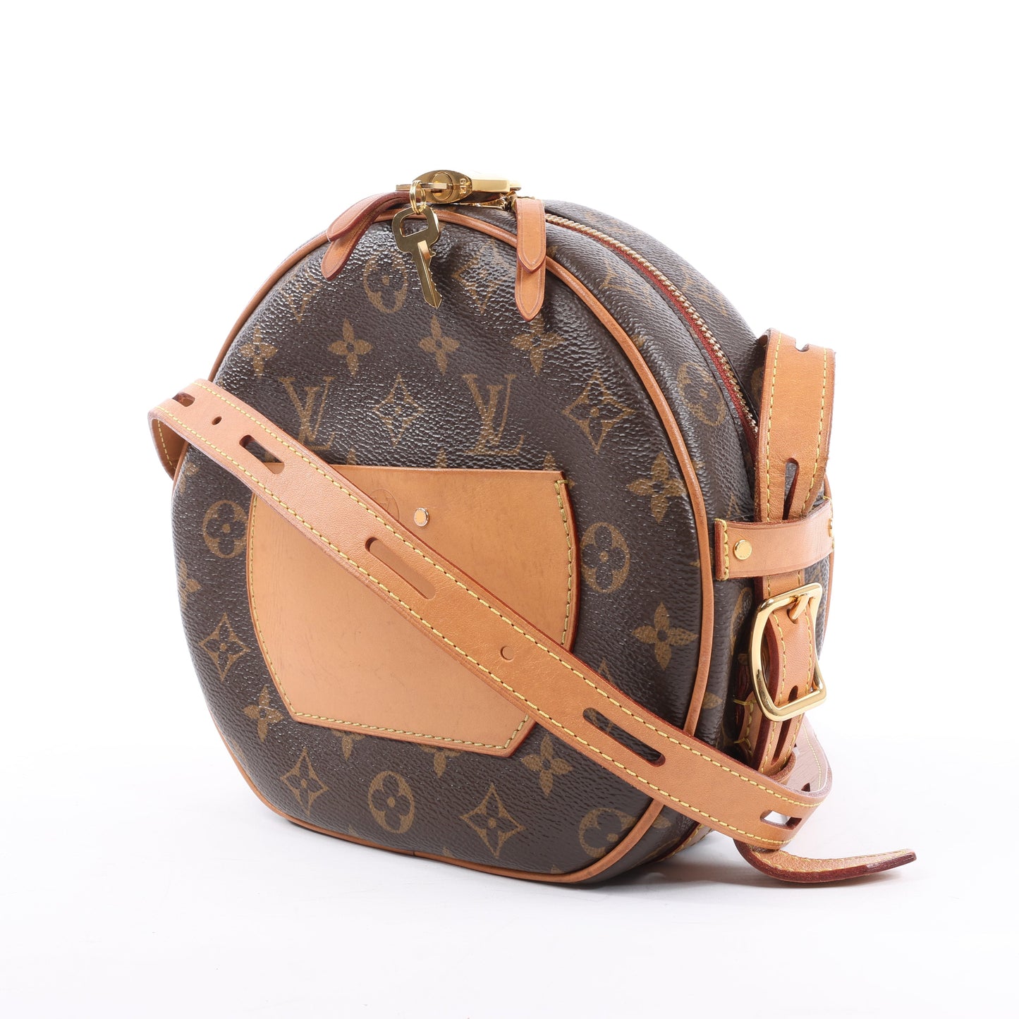 Louis Vuitton Boite Chapeau Souple MM Monogram Leather Sholder Bag M45647