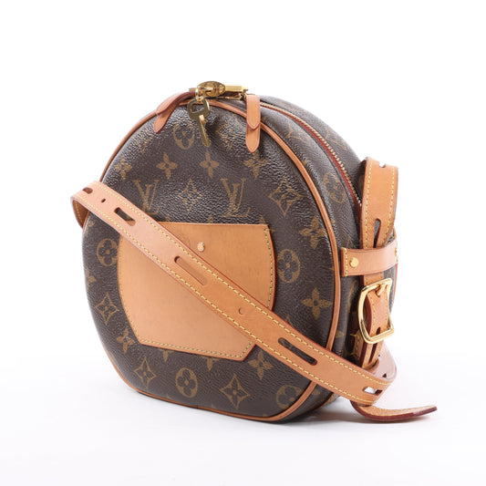 Louis Vuitton Boite Chapeau Souple MM Monogram Leather Sholder Bag M45647