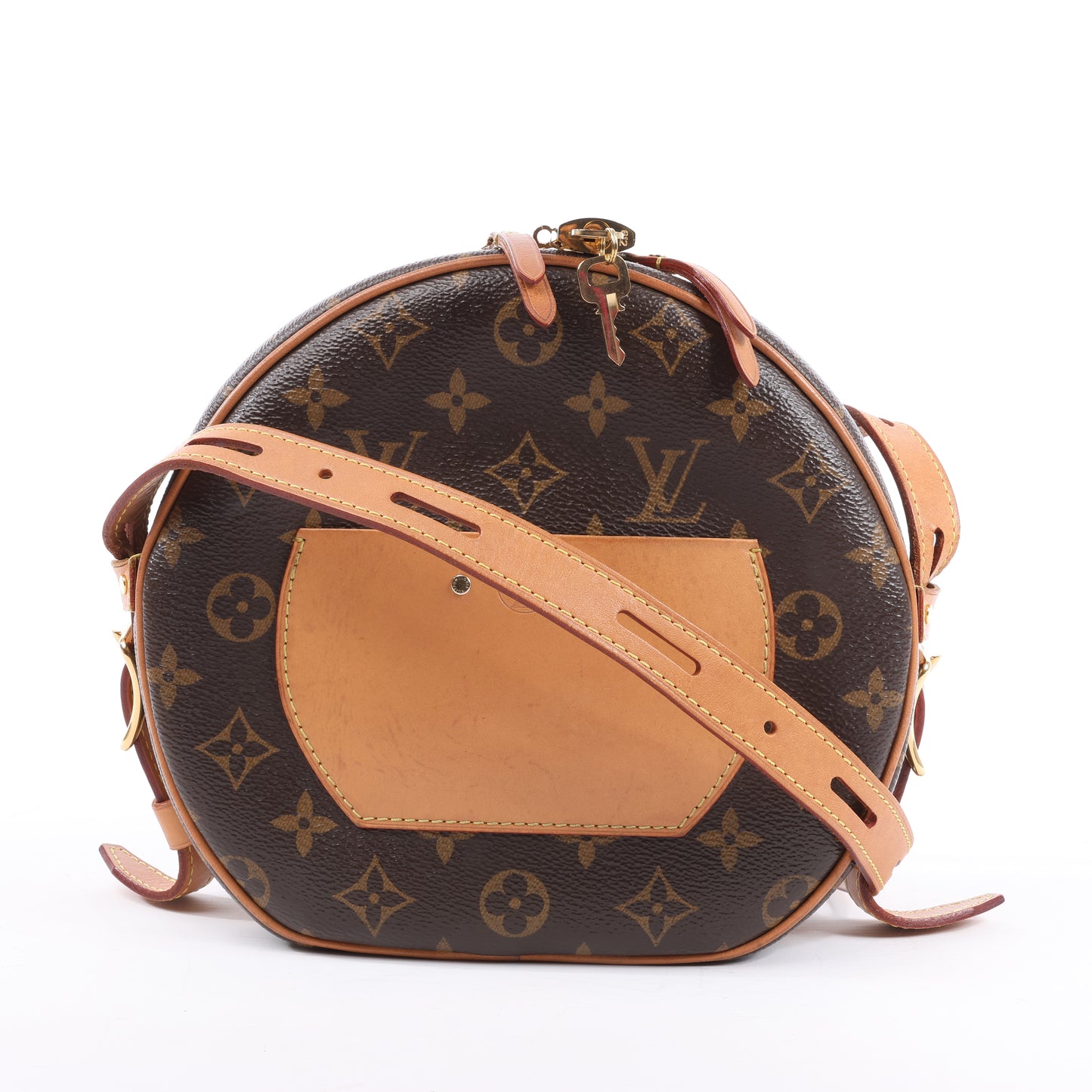 Louis Vuitton Boite Chapeau Souple MM Monogramm Ledertasche M45647