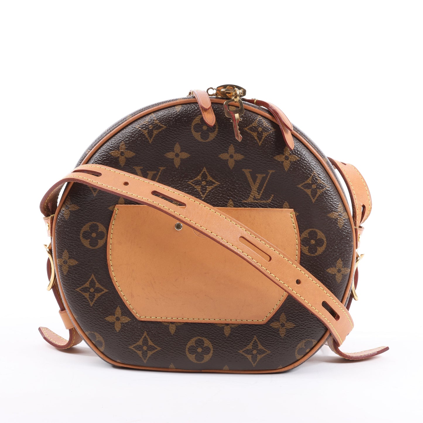 Louis Vuitton Boite Chapeau Souple MM Monogram Leather Sholder Bag M45647