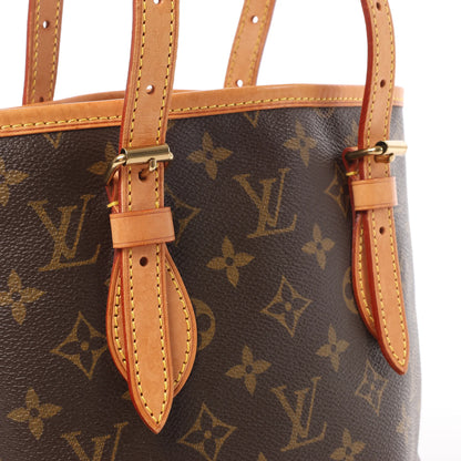 Louis Vuitton Monogram Canvas Bucket PM Umhängetasche M42238