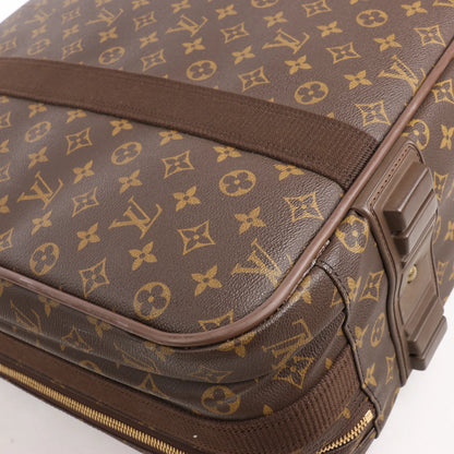Sac de voyage Louis Vuitton Satellite 60 en toile Monogram marron