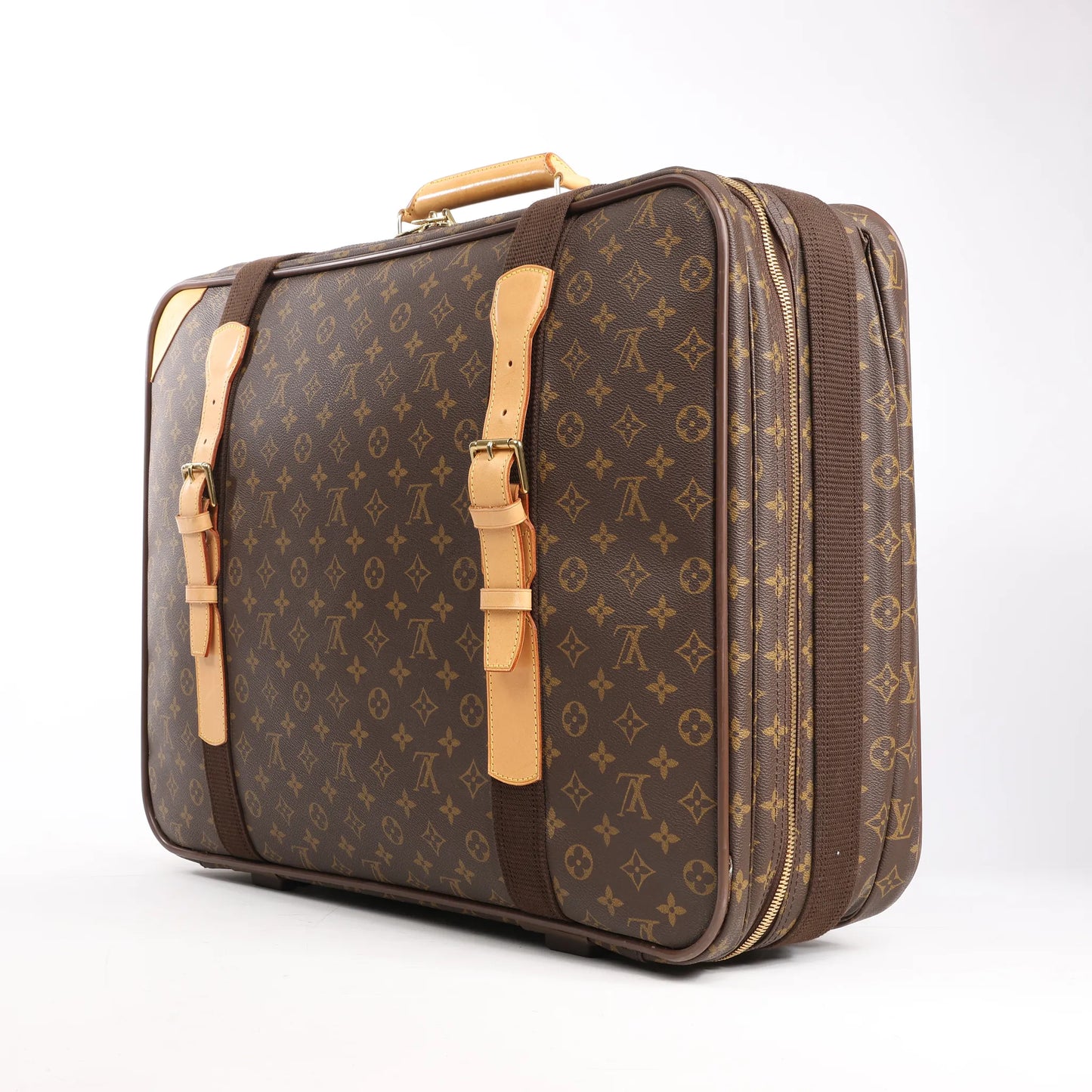 Sac de voyage Louis Vuitton Satellite 60 en toile Monogram marron