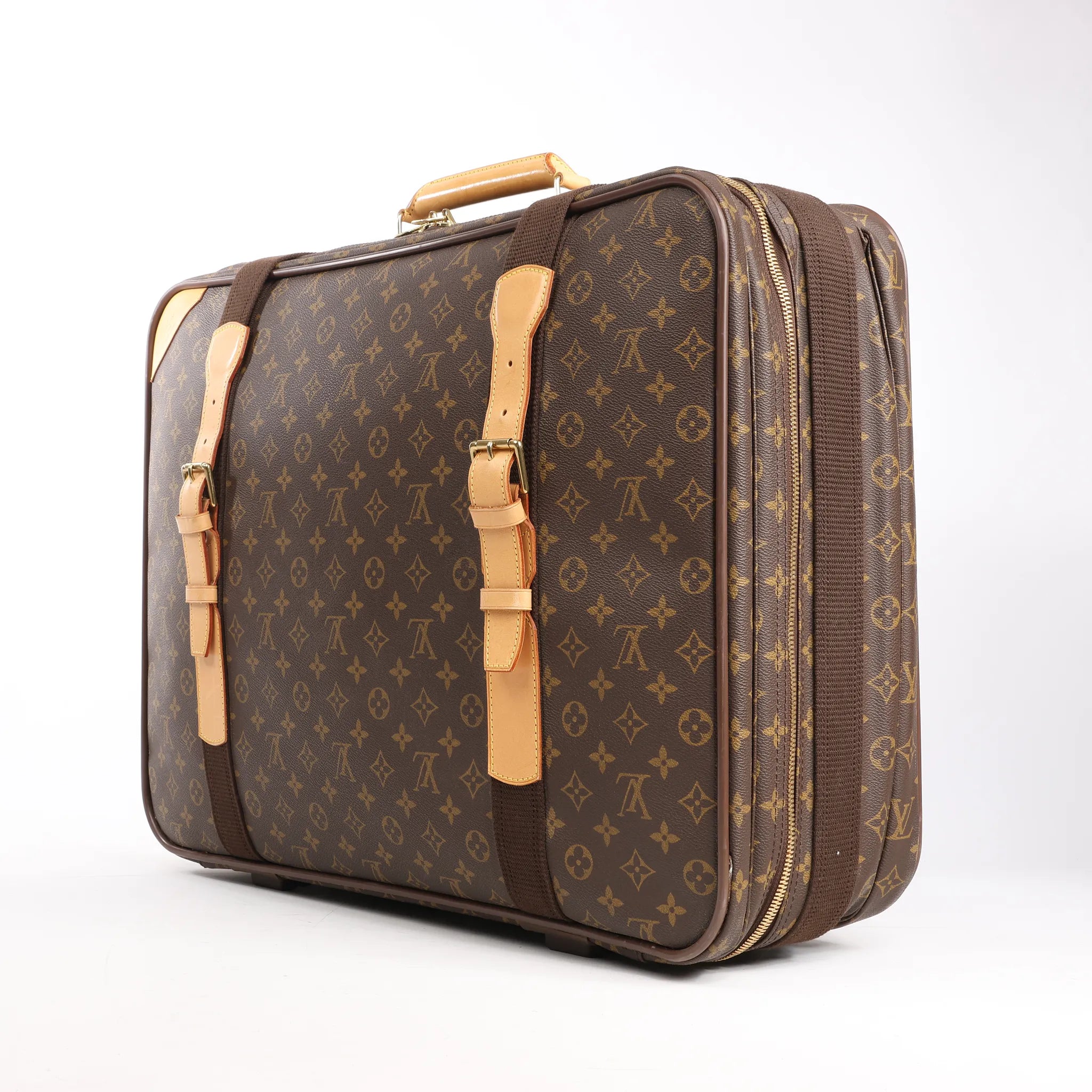 Louis Vuitton Satellite 60 Monogram Canvas Travel Bag in Brown