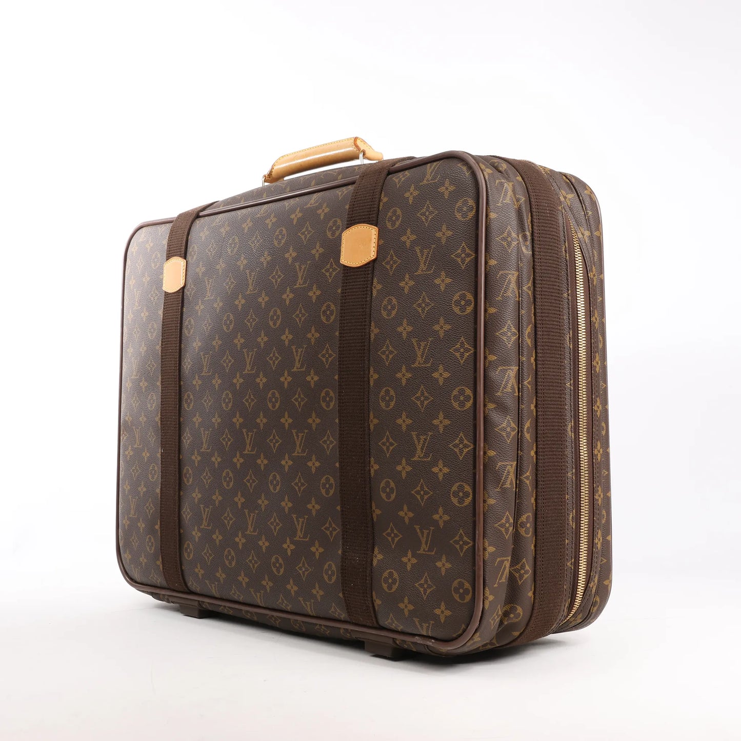 Sac de voyage Louis Vuitton Satellite 60 en toile Monogram marron