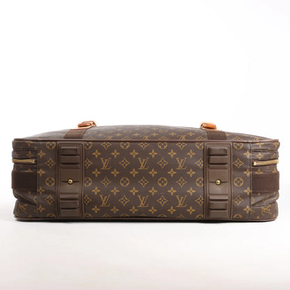 Sac de voyage Louis Vuitton Satellite 60 en toile Monogram marron