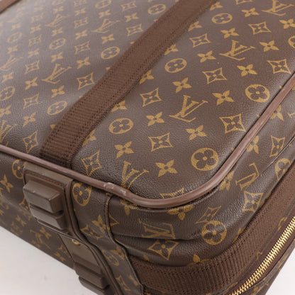 Sac de voyage Louis Vuitton Satellite 60 en toile Monogram marron