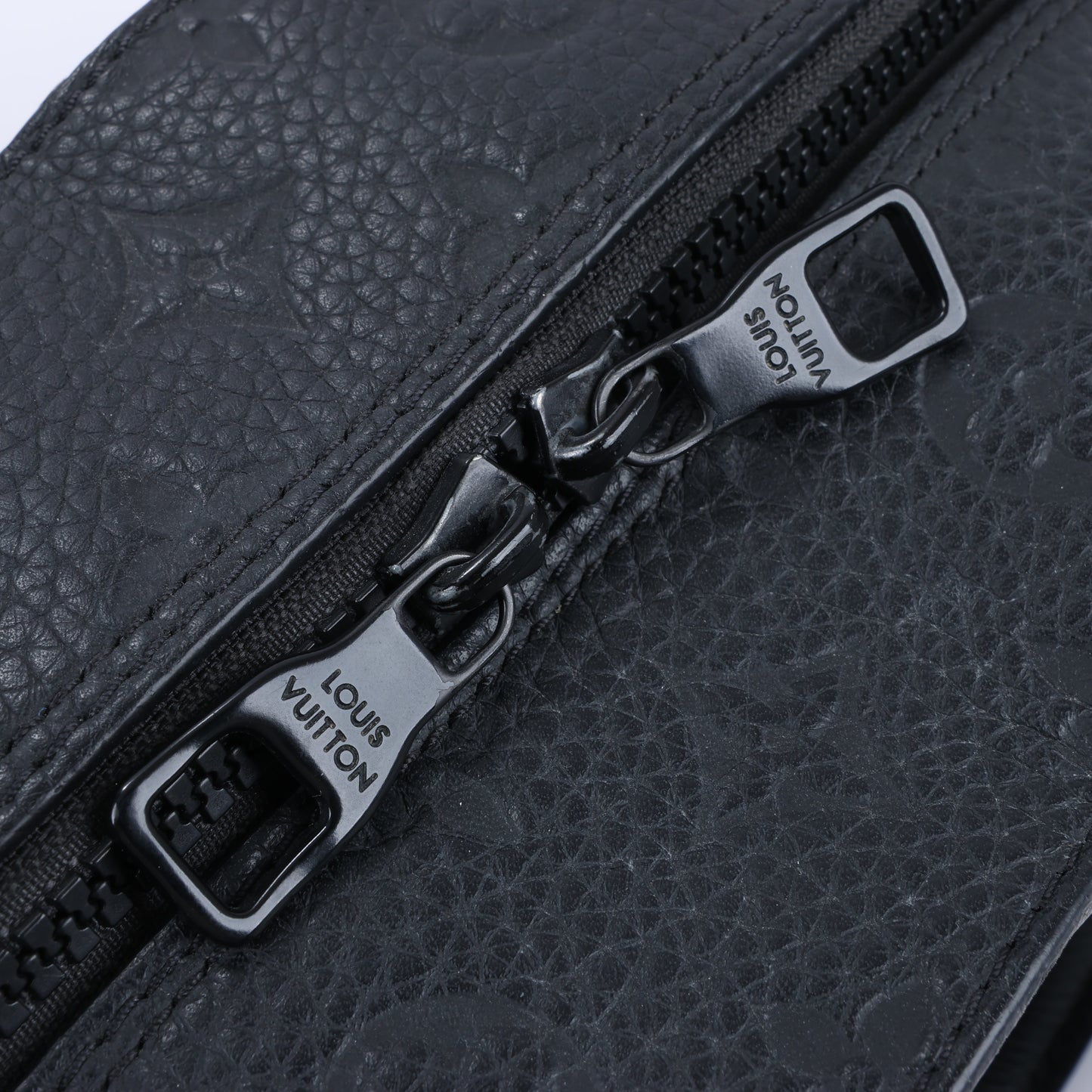 Louis Vuitton Monogram Emboss Soft Trunk 2Way Handbag in Black M57410