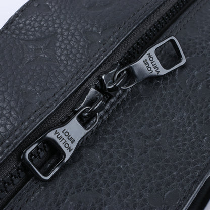 Louis Vuitton Monogram Emboss Soft Trunk 2Way Handbag in Black M57410