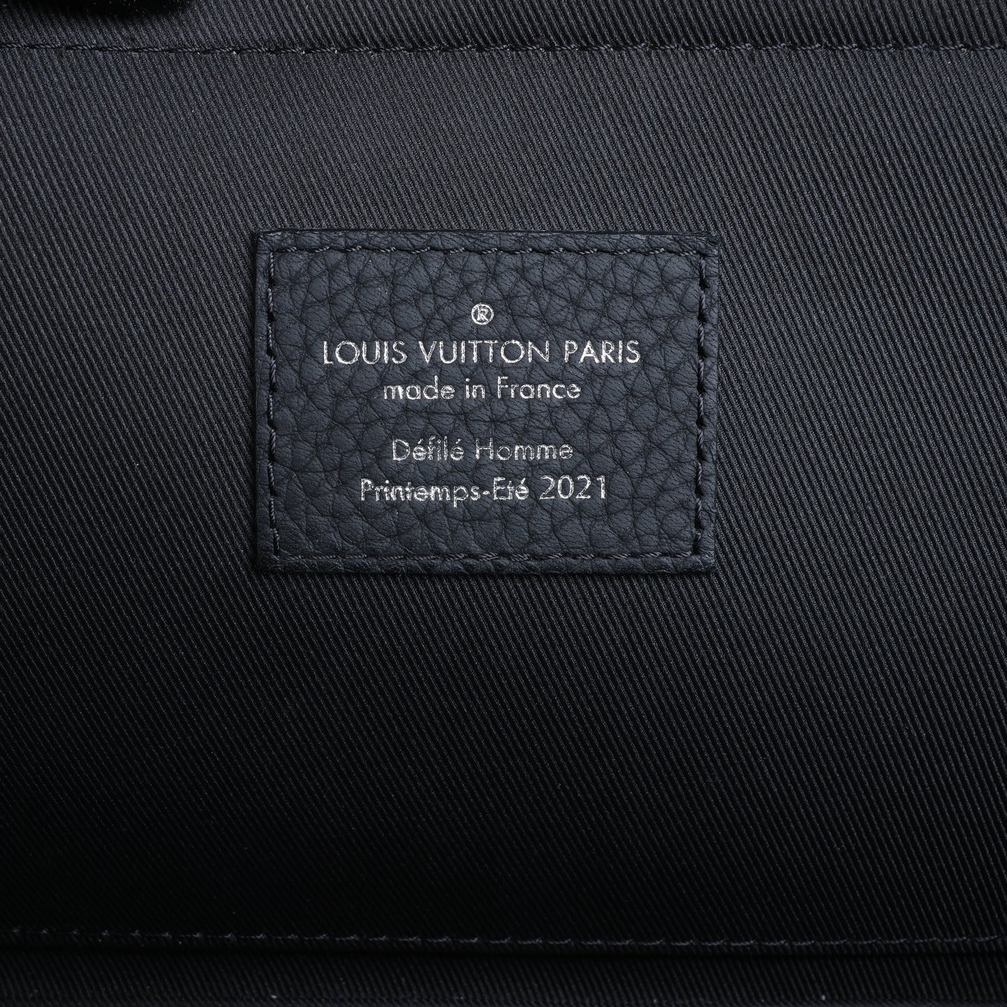 Louis Vuitton Monogram Emboss Soft Trunk 2Way Handbag in Black M57410