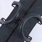 Louis Vuitton Monogram Emboss Soft Trunk 2Way Handbag in Black M57410