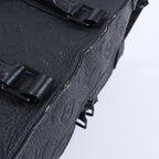 Louis Vuitton Monogram Emboss Soft Trunk 2Way Handbag in Black M57410