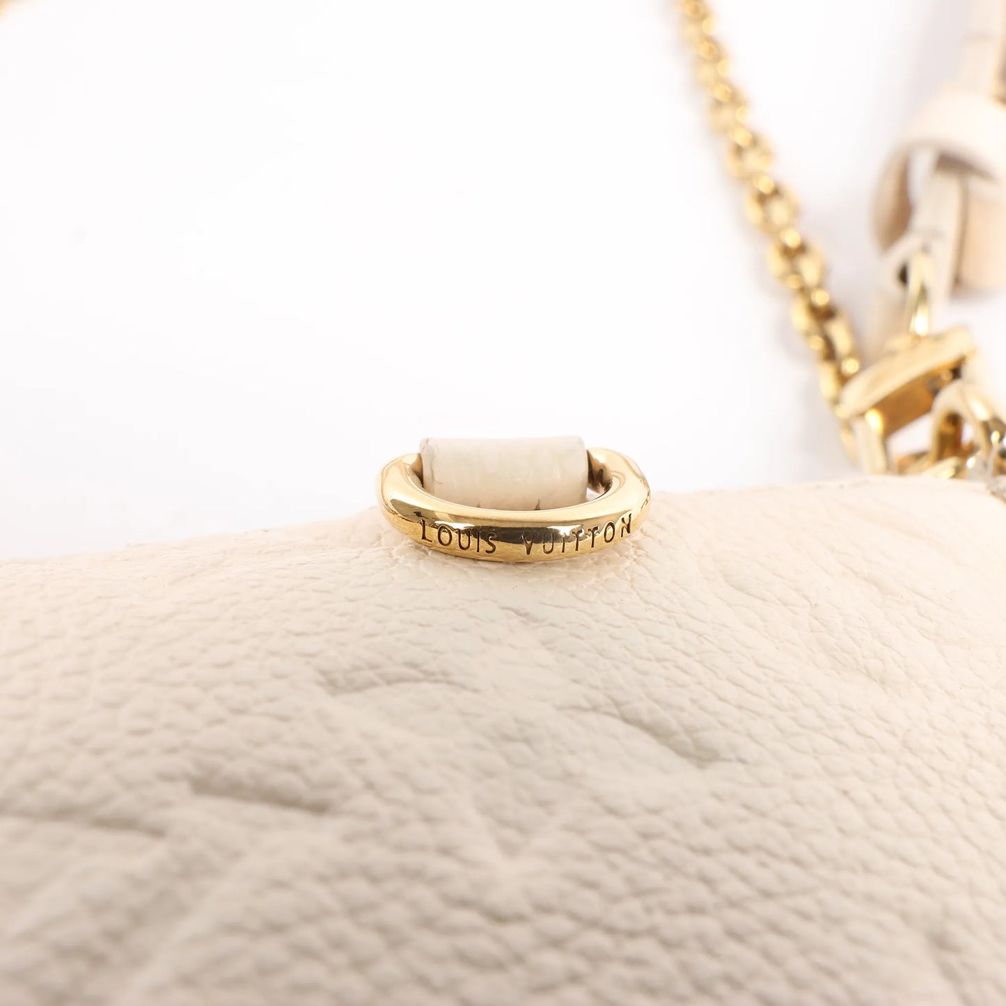 Louis Vuitton Monogram Empreinte Easy Pouch Handbag in Beige M81066