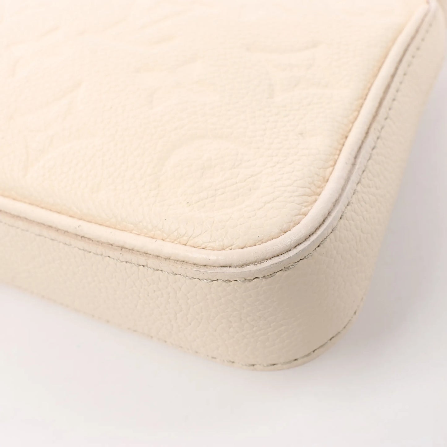 Louis Vuitton Monogram Empreinte Easy Pouch Handbag in Beige M81066