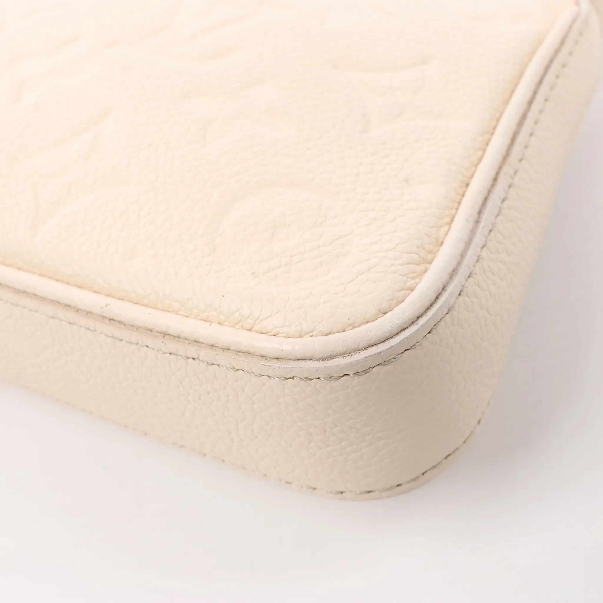 Louis Vuitton Monogram Empreinte Easy Pouch Handbag in Beige M81066