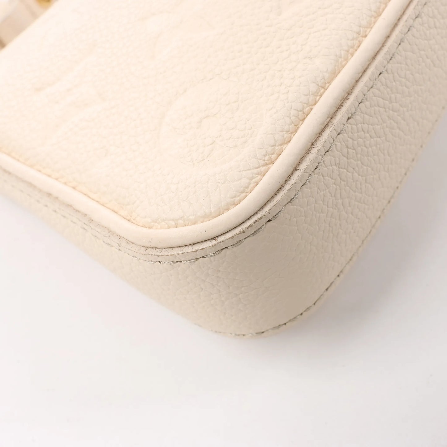 Louis Vuitton Monogram Empreinte Easy Pouch Handbag in Beige M81066