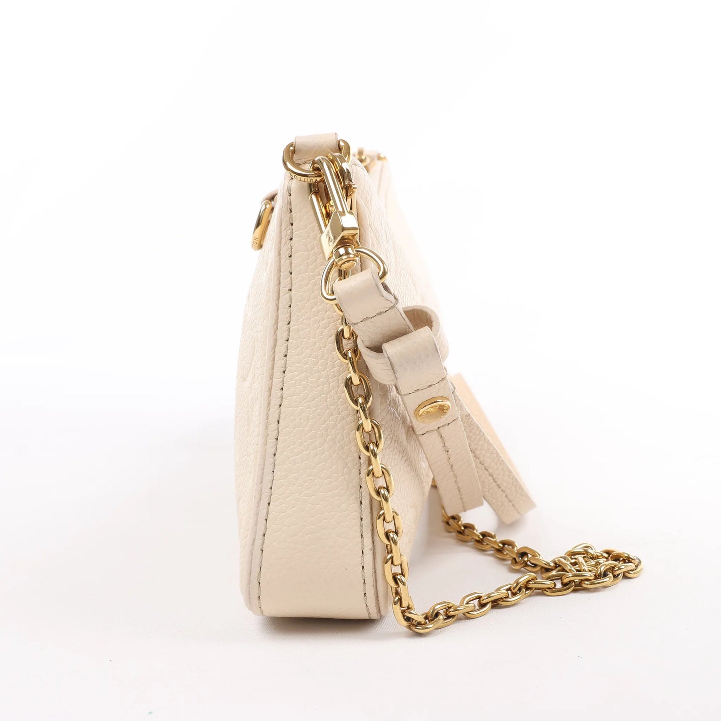 Louis Vuitton Monogram Empreinte Easy Pouch Handbag in Beige M81066