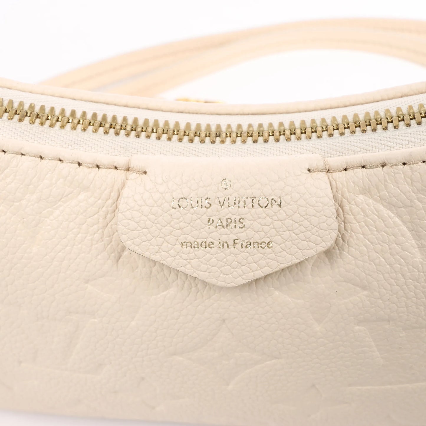 Louis Vuitton Monogram Empreinte Easy Pouch Handbag in Beige M81066