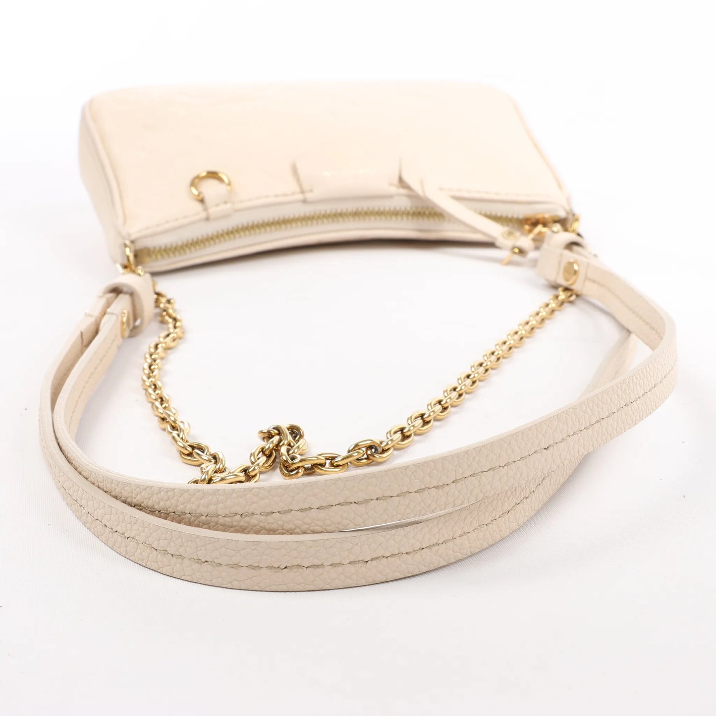 Louis Vuitton Monogram Empreinte Easy Pouch Handbag in Beige M81066