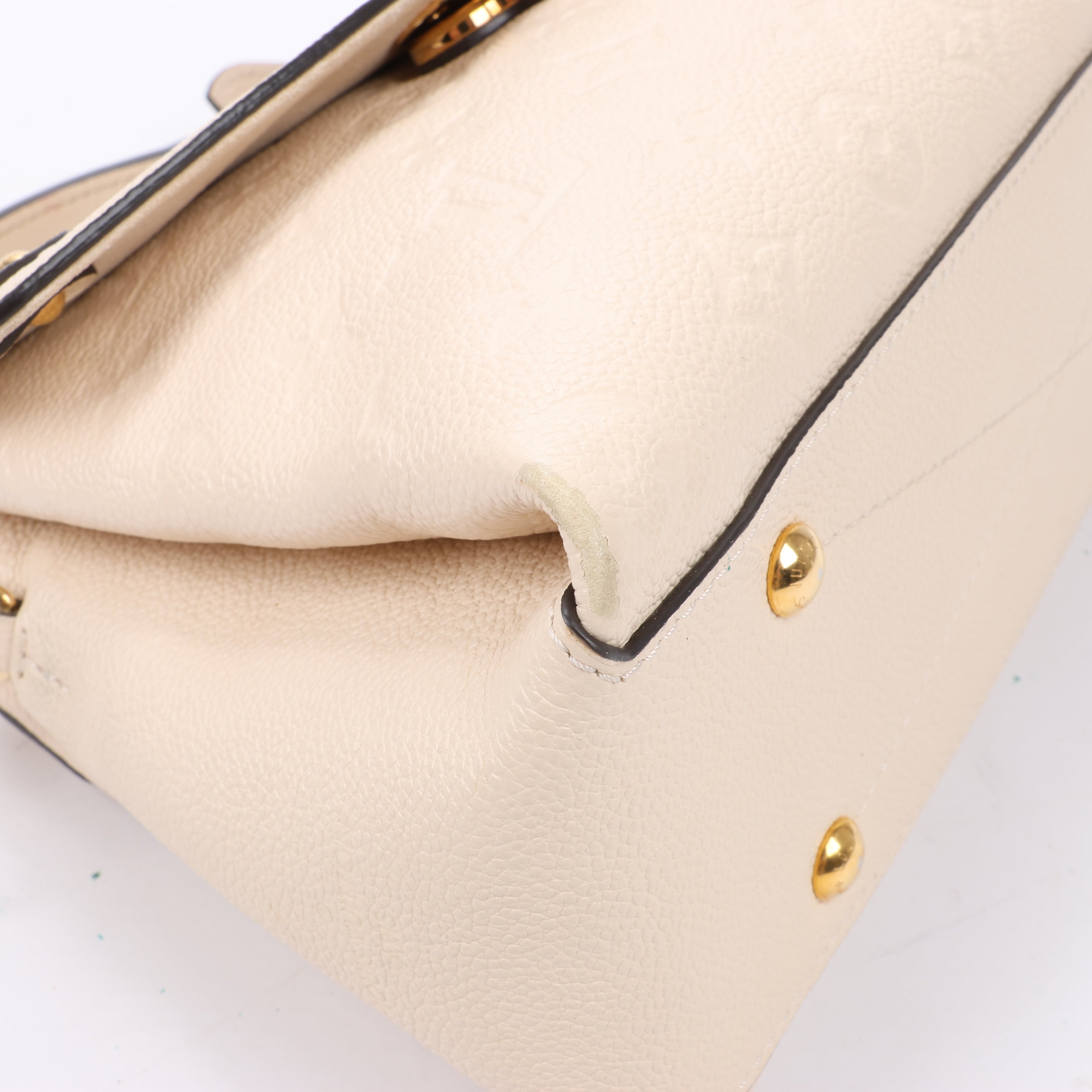 Louis Vuitton Monogram Empreinte Georges BB 2Way Handbag in Beige M53943